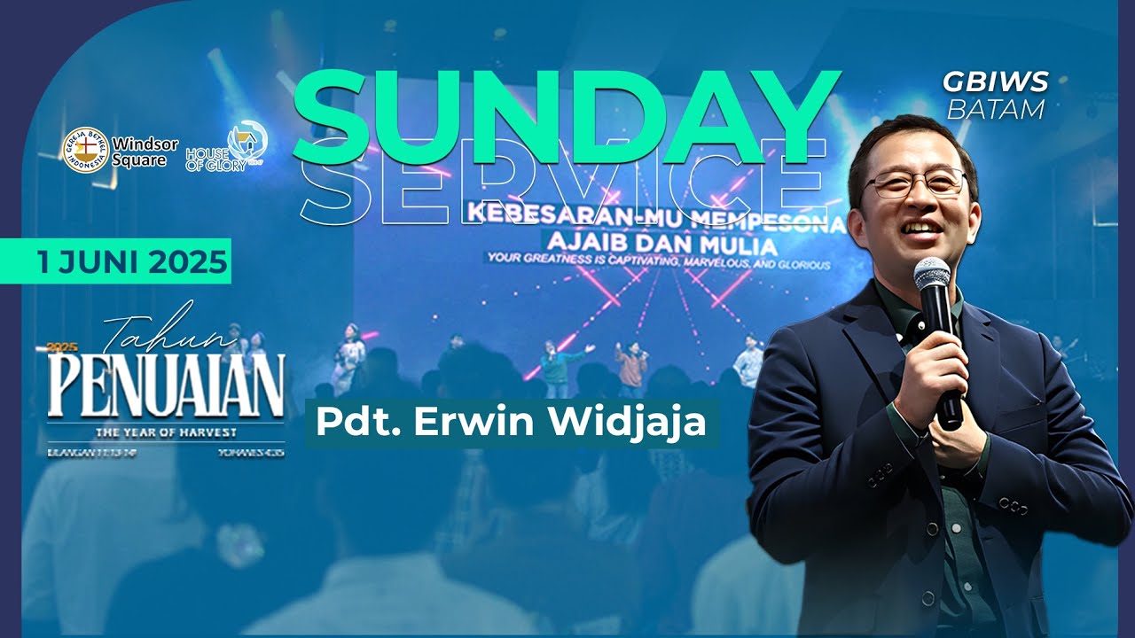 Pdt. Erwin Widjaja - IR 1 Juni 2025 - H.O.G Main Hall Batam Center