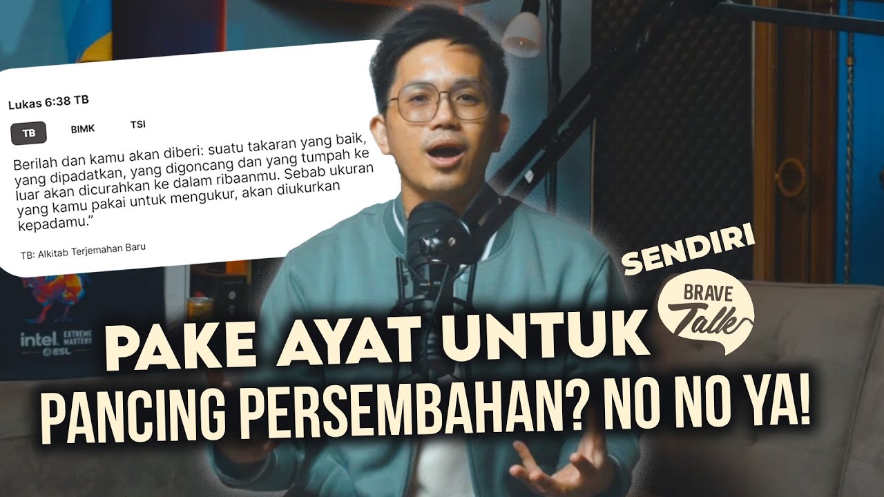 BERILAH MAKA KAMU AKAN DIBERI. EMANG ITU AYAT BUAT PERSEMBAHAN YA?