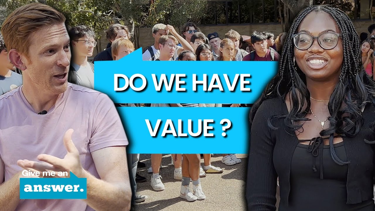 Stuart & Cliffe Knechtle | Do Women Have Value? Do Men Have Value? | Give Me An Answer