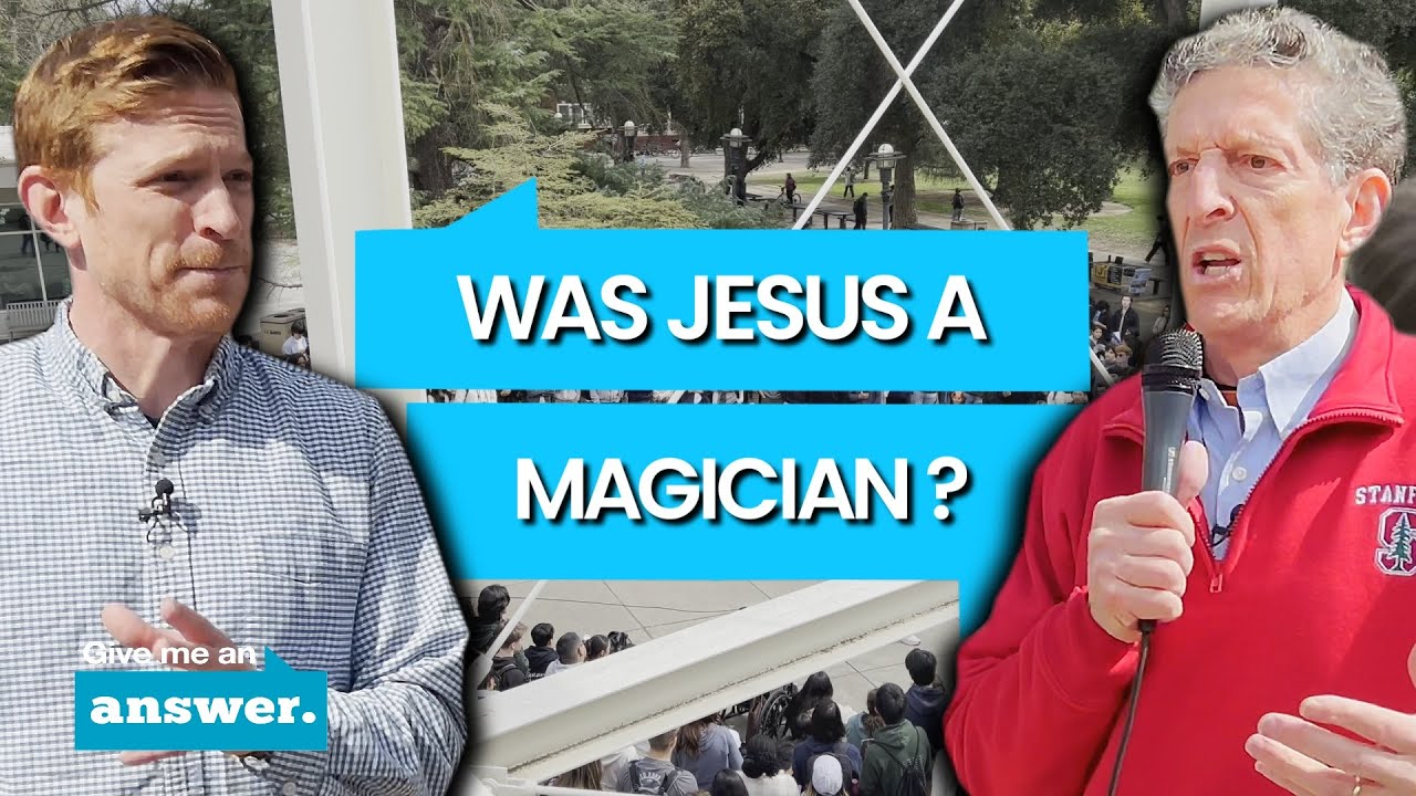 Stuart & Cliffe Knechtle | Was Jesus Just A Talented Magician ? | Give Me An Answer