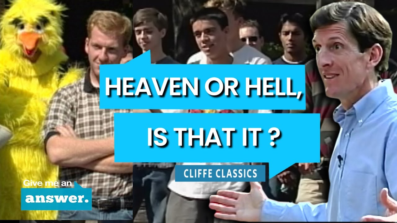 Cliffe Knechtle | "I Didn't Ask For The Choice To Go To Heaven or Hell" | Give Me an Answer