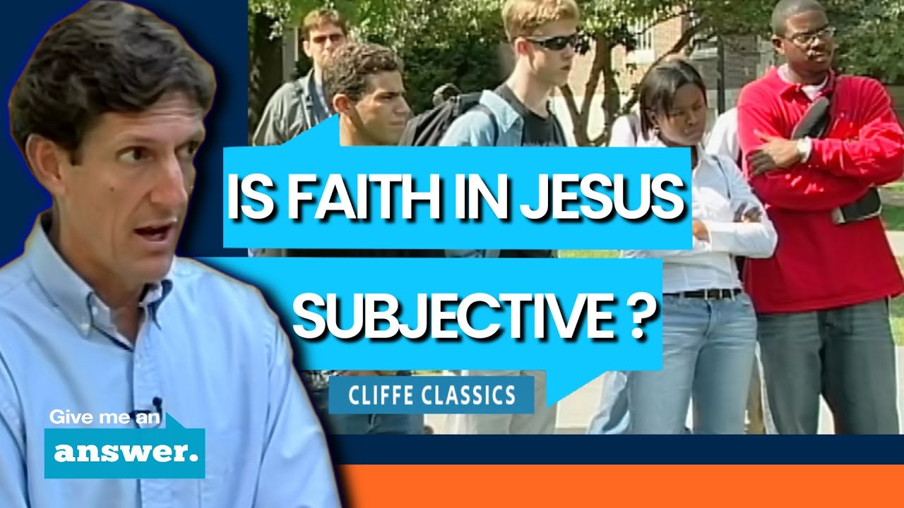 Cliffe Knechtle | Do Christians Just Make This Stuff Up? | Give Me an Answer
