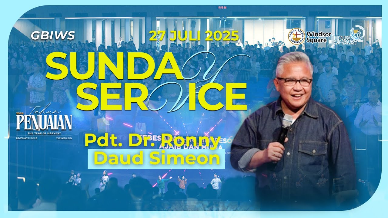 Mengejar Kekudusan - Pdt. Dr. Ronny Daud Simeon - IR 27 Juli 2025 - H.O.G Main Hall Batam Center